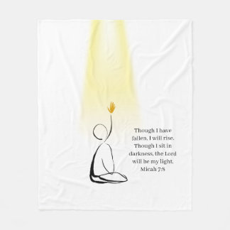 I Will Rise Micah 7:8 Blanket