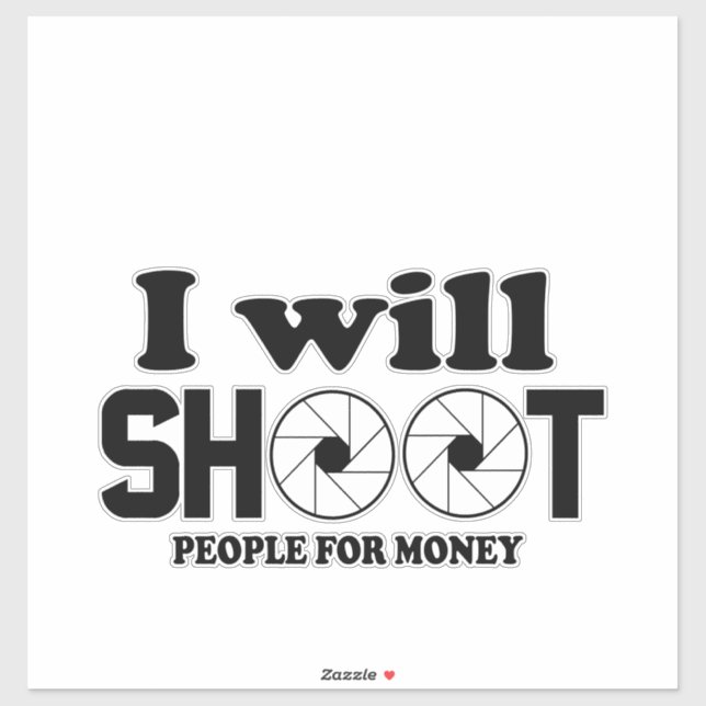 I will shoot people for money (Sheet)
