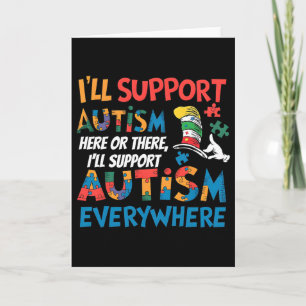 I Will Support Autism Awareness Tee – Advocacy Eve Card