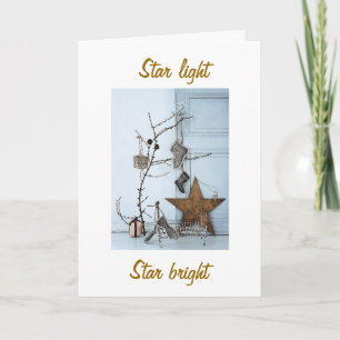 I WILL THINK OF YOU WHEN I SEE THE STARS TONIGHT HOLIDAY CARD