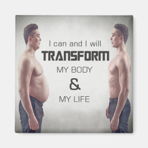 I Will Transform Gym Fitness Magnet