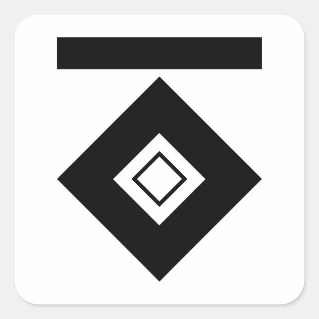 (i) Willow nail removal Square Sticker (Front)