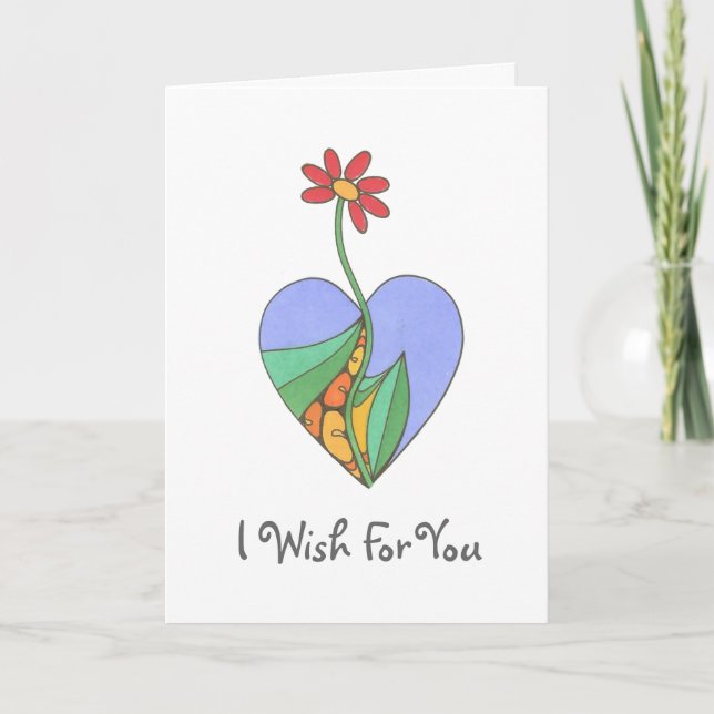 I Wish For You - Customised Card (Front)