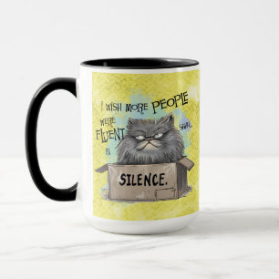 I wish more people were fluent mug