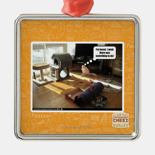 I wish there was something to do metal ornament (Front)