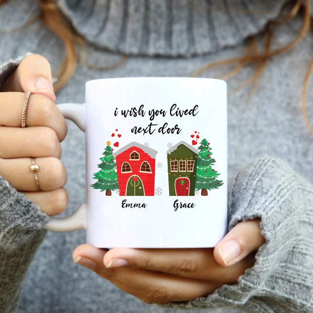 I Wish You Lived Next Door | Christmas Friendship Mug (I Wish You Lived Next Door | Christmas Friendship Mug)