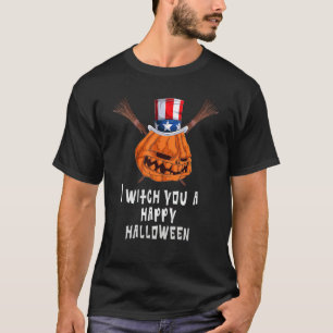 I Witch You A Happy Halloween Pumpkin Halloween T-Shirt