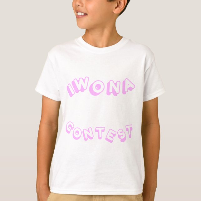 I Won A Contest Pastel Pink Kid’s  T-Shirt (Front)