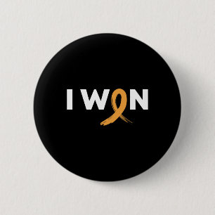 I Won Against Childhood Cancer Survivor  6 Cm Round Badge