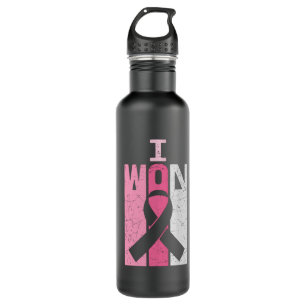 I Won Breast Cancer Awareness Warrior Survivor  710 Ml Water Bottle