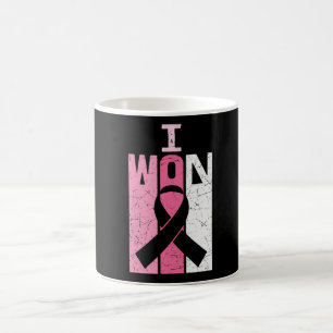 I Won Breast Cancer Awareness Warrior Survivor Coffee Mug