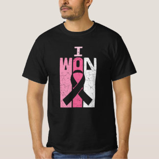I Won Breast Cancer Awareness Warrior Survivor T-Shirt