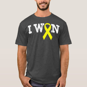 I WON Gold Ribbon Kid Support Childhood Cancer Awa T-Shirt
