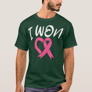 I Won Survivor Breast Cancer Awareness Month Pink T-Shirt