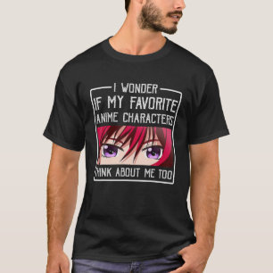I Wonder Anime Japanese Manga Kawaii Lovers Girls T-Shirt