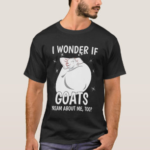 I Wonder If Dream Sleeping PJ Pajama Top Goat