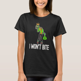 I Won't Bite Spooky Creepy Halloween For Women Me T-Shirt