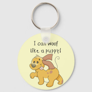 I Woof Like a Puppy Tshirts and Gifts Key Ring