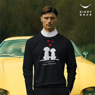 I Woof My Girlfriend Cute Dog Couple Valentine's Sweatshirt