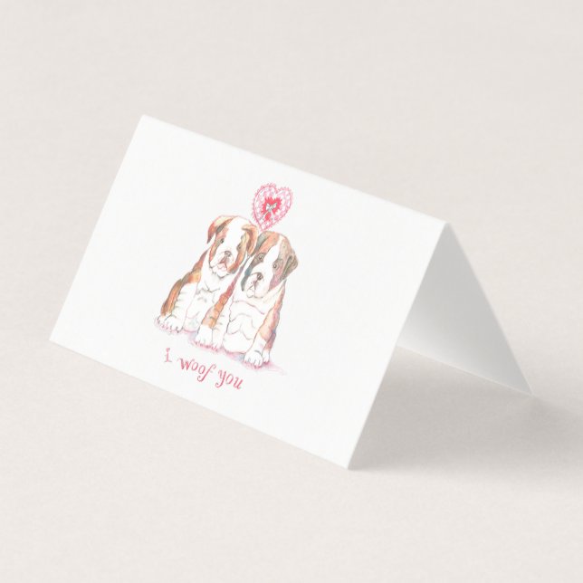 I Woof You Card (Front)