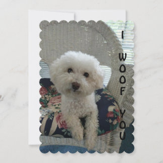 I Woof You Card