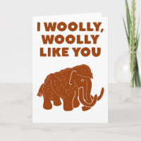 I Woolly, Woolly Like You Cute Mammoth