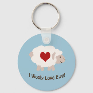 I Wooly Love You! Key Ring