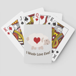 I Wooly Love You! Playing Cards