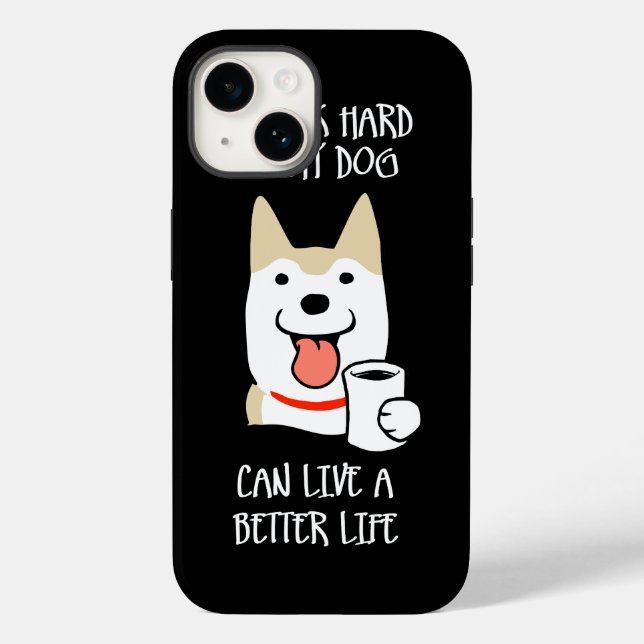 I work hard Case-Mate iPhone case (Back)