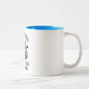 I Work Hard So My Cat Can Have a Better Life - Fun Two-Tone Coffee Mug