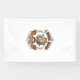 I Work Hard So My Cat Can Nap Cat Funny Owner Humo Banner