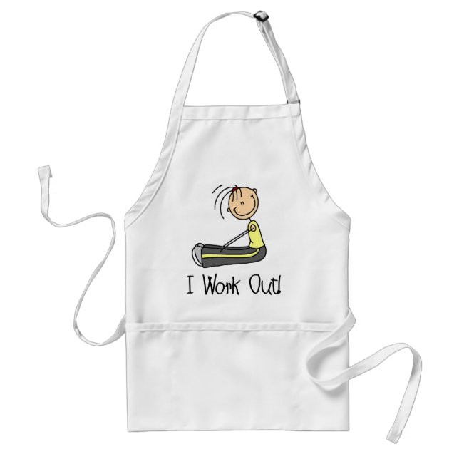 I Work Out  Standard Apron (Front)