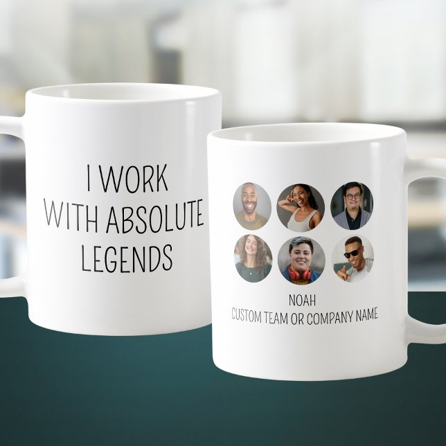I Work With Absolute Legends 6 Photo Office Team Coffee Mug (I Work With Absolute Legends 6 Photo Office Team Coffee Mug
)