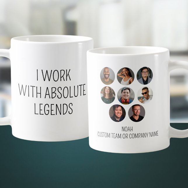 I Work With Absolute Legends 8 Photo Office Team Coffee Mug (I Work With Absolute Legends 8 Photo Office Team Coffee Mug
)