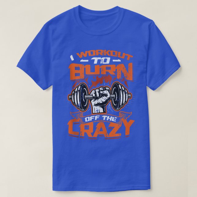 I Workout To Burn Off The Crazy Tank Top Copy Copy (Design Front)