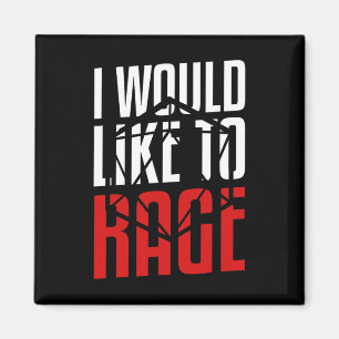 I Would Like To Rage Funny Rpg Gift For A Gamer Magnet