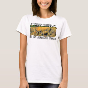 I Would Rather be African Safari Rhino Reeds T-Shirt