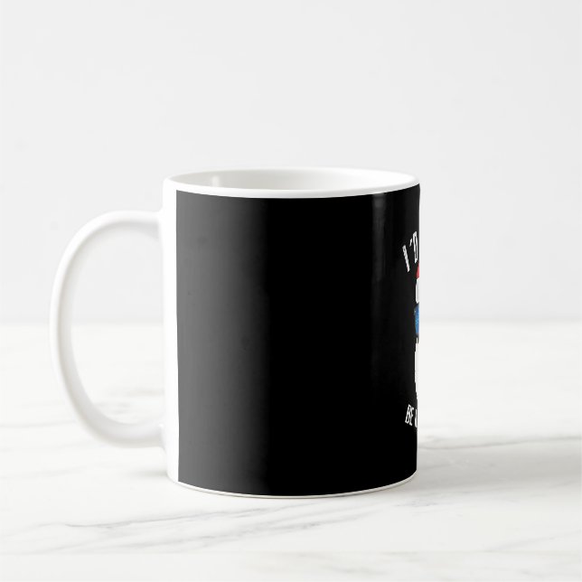 I Would Rather Be At The Beach Funny Christmas Coffee Mug (Left)