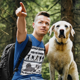 "I Would Surrender You To Zombies" Funny sayings  T-Shirt