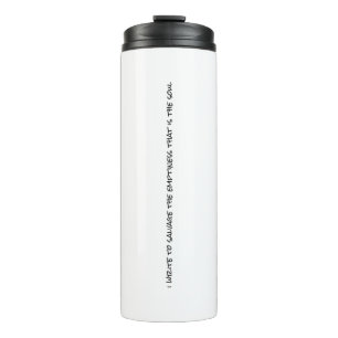 I Write Thermal Tumbler