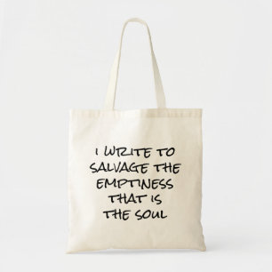 I Write Tote Bag