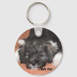 I WUV YOU KEY RING