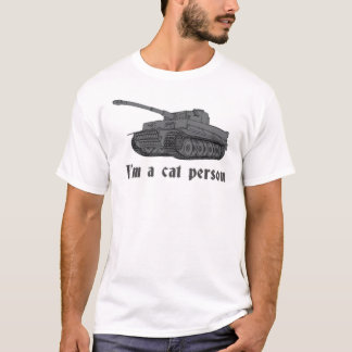 I&x27;m a Cat Person - WW2 Tiger Tank Sticker