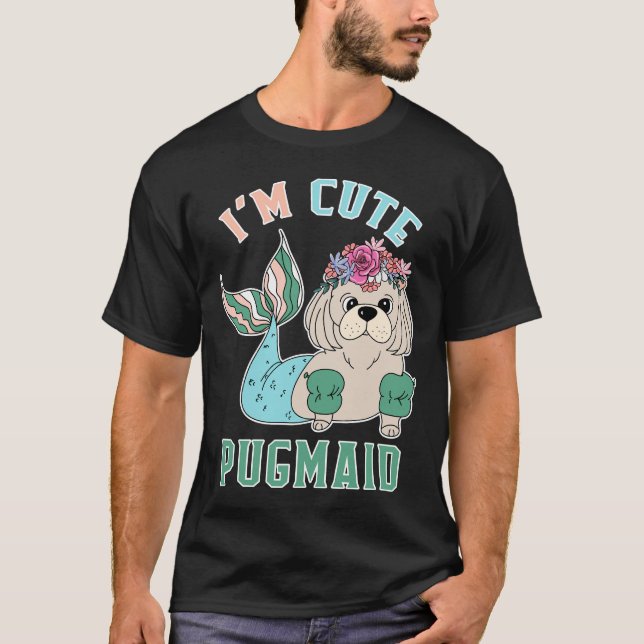 I&x27;m Cute Pugmaid Essential T-Shirt 179 (Front)