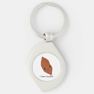 I Yam Sweet Cute kawaii Sweet Potato Key Ring