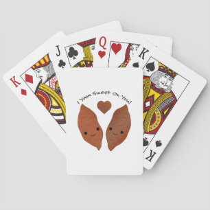 I Yam Sweet on You Sweet Potatoes Playing Cards
