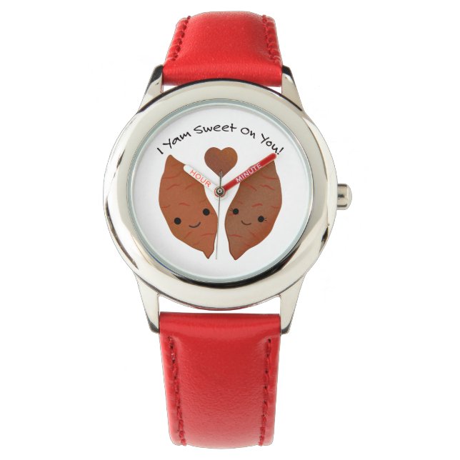 I Yam Sweet on You Sweet Potatoes Watch (Front)