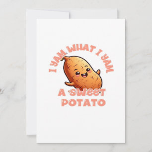 I Yam What I Yam, A Sweet Potato Classic Holiday Card