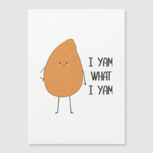 I Yam What I Yam! Awesome Yam Vegetable Pun