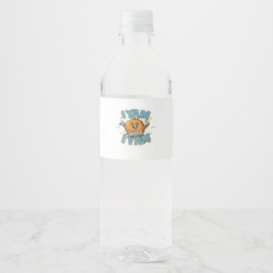 I Yam What I Yam Classic Design For Thanksgiving  Water Bottle Label